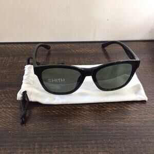 Smith Optics Caper Polarized Sunglasses Black Frame Gray Green Lens Unisex